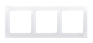 RAMKA POTRÓJNA DR3/11 BIAŁA SIMON 54 KONTAKT SIMON