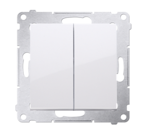 ŁĄCZNIK PODWÓJNY DW5.01/11 BIAŁY SIMON 54 KONTAKT SIMON