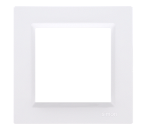 RAMKA POJEDYNCZA BIAŁA CR1/11 SIMON 10 KONTAKT SIMON