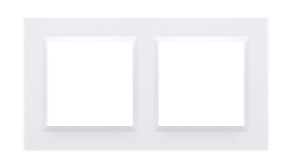 RAMKA PODWÓJNA BIAŁA SIMON 10 CR2/11 KONTAKT SIMON