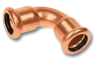 ŁUK NYPLOWY MIEDZIANY 18x18MM 90 PXP SANHA