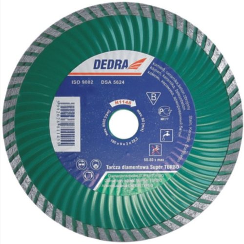 TARCZA SUPER TURBO 125MM H1143 DEDRA