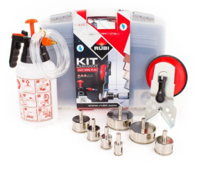ZESTAW EASY GRES PLUS KORONKA DIAMENTOWA NA MOKRO 50937 RUBI