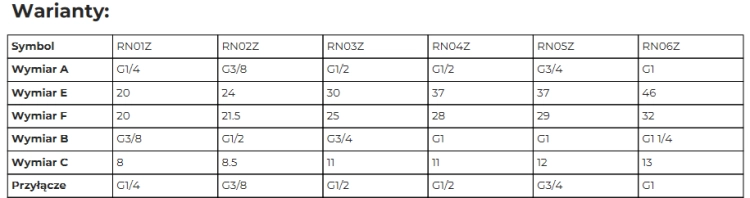 REDUKCJA MOSIĘŻNA NAKRĘTNO-WKRĘTNA 1/2*-3/8* RN02Z FERRO