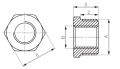 REDUKCJA MOSIĘŻNA 1"-1/2" R12Z FERRO