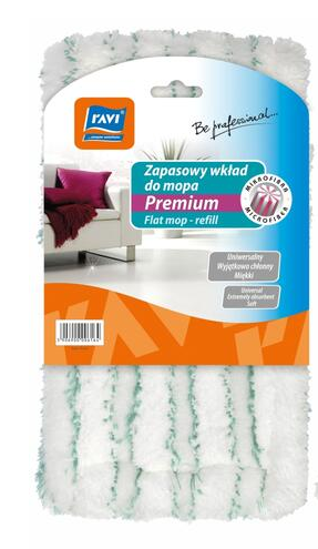ZAPASOWY WKŁAD DO MOPA MIKROWŁÓKNO PREMIUM RAVI