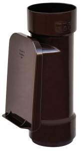 KANION 130BR CZYSZCZAK 90 Z KRATKĄ BRĄZ WAVIN