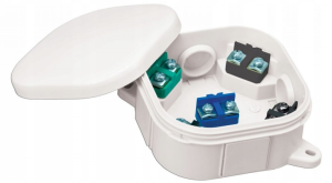 PUSZKA NATYNKOWA HERMETYCZNA IP-55 Z WKŁADEM BIAŁA  A.0020B  PAWBOL