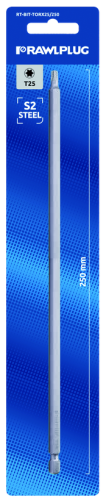 DŁUGI GROT TYPU T25 BIT TORX 25 300MM TORX-025/350 RAWLPLUG