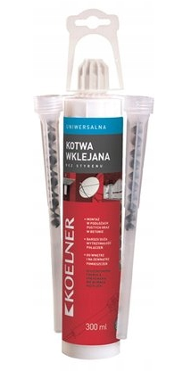 KLEJ DO ZAKOTWIEŃ KOTWA CHEMICZNA 300ML KOELNER