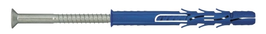 KOŁEK RAMOWY POLIAMIDOWY 10x140MM Z LEJKIEM WKRĘT OCYNK GALWANICZNY R-FF1-N-10L140 RAWLPLUG