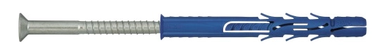 KOŁEK RAMOWY POLIAMIDOWY 10x120MM Z LEJKIEM WKRĘT OCYNK GALWANICZNY R-FF1-N-10L120 RAWLPLUG