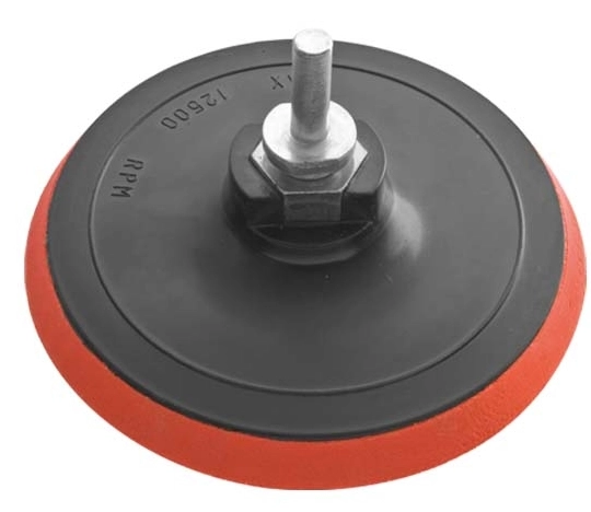 KRĄŻEK SZLIFIERSKI Z RZEPAMI 125MM DO SZLIFIERKI I WIERTARKI MN-68-609 MODECO