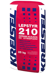LEPSTYR 210 ELASTYCZNY ZAPRAWA DO PRZYKLEJANIA STYROPIANU 25KG KREISEL