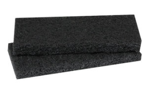 WKŁAD WYMIENNY DO EPOXYDU 120x250MM WŁÓKNINA CZARNA 2SZT 0363 KUBALA