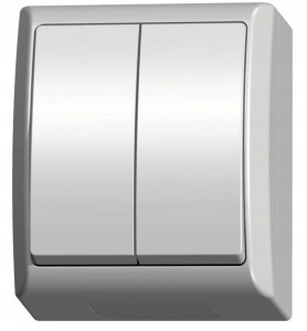 FALA 101 WYŁĄCZNIK NAT.PODWÓJNY BIAŁY HERMET. OSPEL