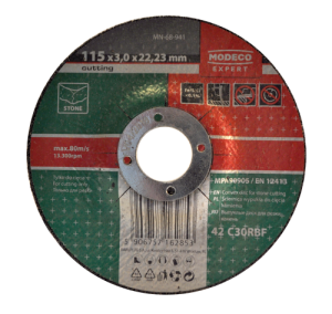 TARCZA DO CIĘCIA BETONU 125X3X22 MODECO