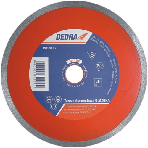 TARCZA DIAMENTOWA DO GLAZURY 180MM/25,4 H1124E DEDRA