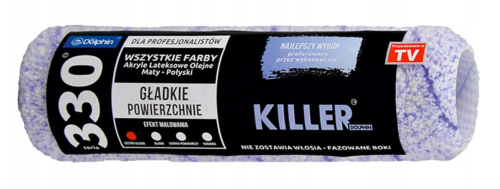 WAŁEK 25CM "KILLER 330" DO GŁADKICH POWIERZCHNI BLUE DOLPHIN