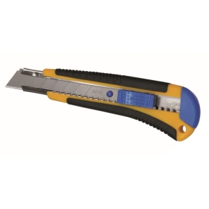 NÓŻ DO TAPET 18MM UCHWYT GUMOWY M9015P DEDRA 