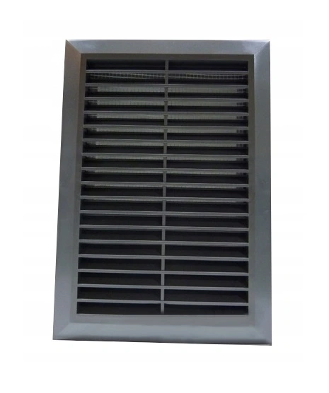 KRATKA WENTYLACYJNA 14X21 CZARNA Z SIATKĄ AWENTA