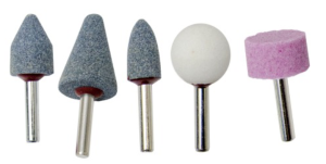 KOMPLET KAMIENI SZLIFIERSKICH TRZPIENIOWYCH 5 SZT. MODECO