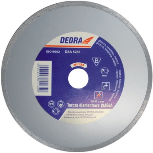 TARCZA DIAMENTOWA DO GLAZURY 115MM H1131 DEDRA